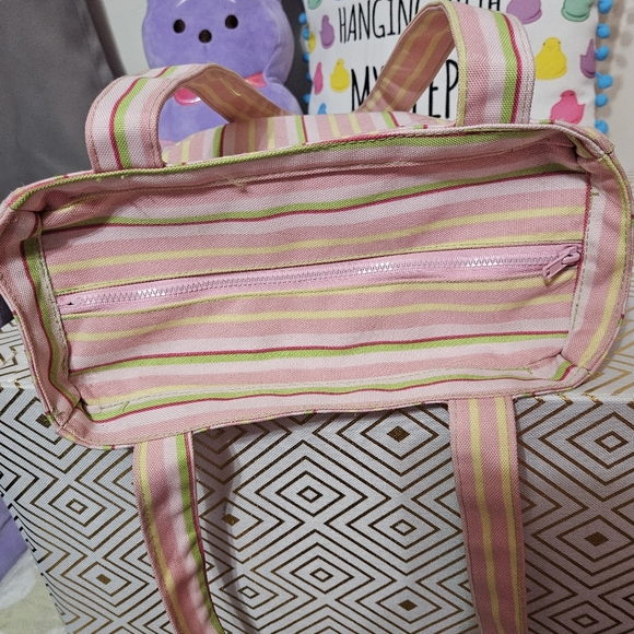 Special Delivery Multi color Pink Geen Yellow Red  Mini Tote Bag - Picture 13 of 14